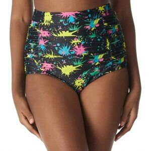 RELLECIGA  High Waisted Bikini Bottom Tummy Control  Full Coverage XL NWT